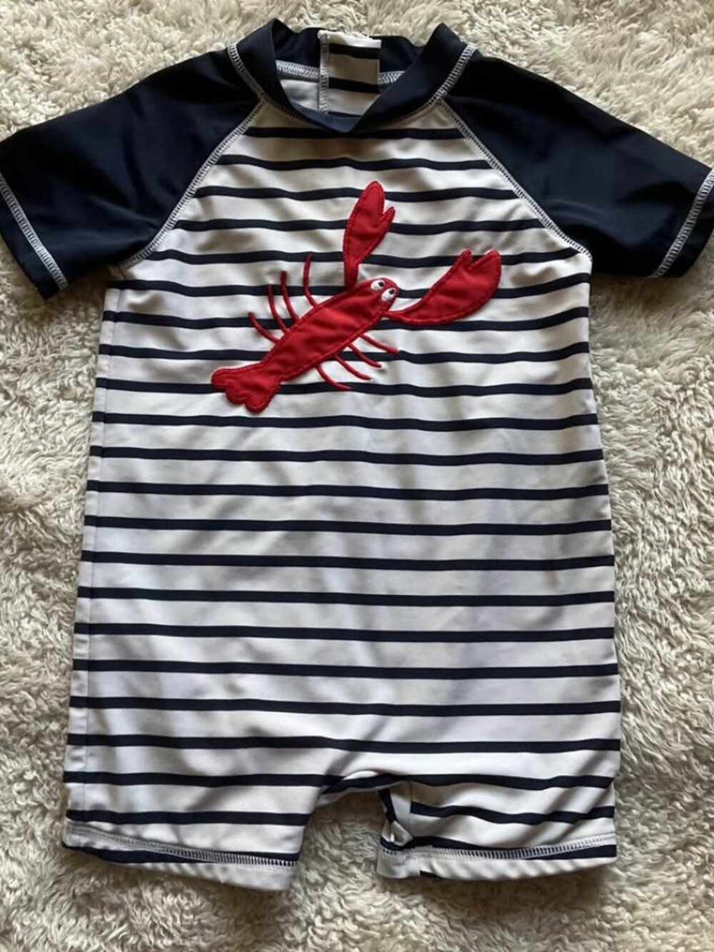 Gymboree Baby Lobster Rash Guard Swimsuit 18-24 Months